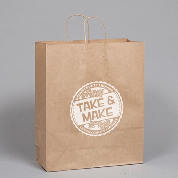 Natural Kraft Paper Custom PRINTED